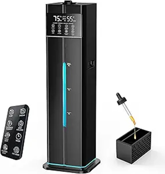 Cool Mist Humidifier for Large Rooms with Remote