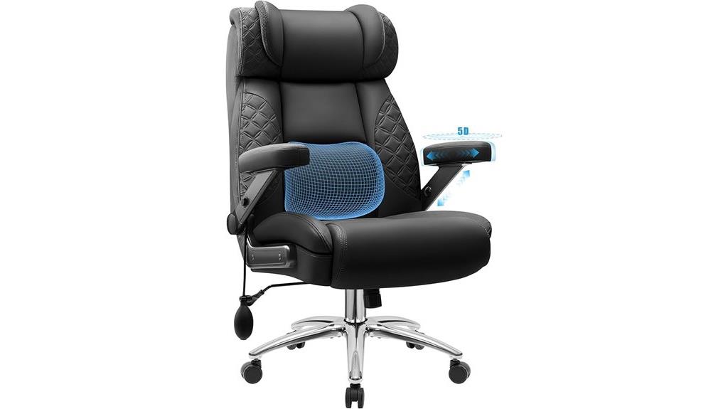large tall ergonomic chair
