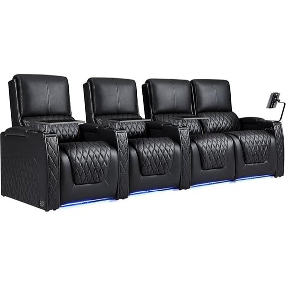 Weilianda Astronaut Leather Recliner Sofa with Accessories