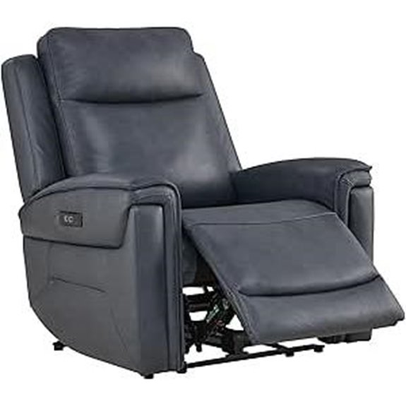 Watson & Whitely Leather Power Recliner with USB
