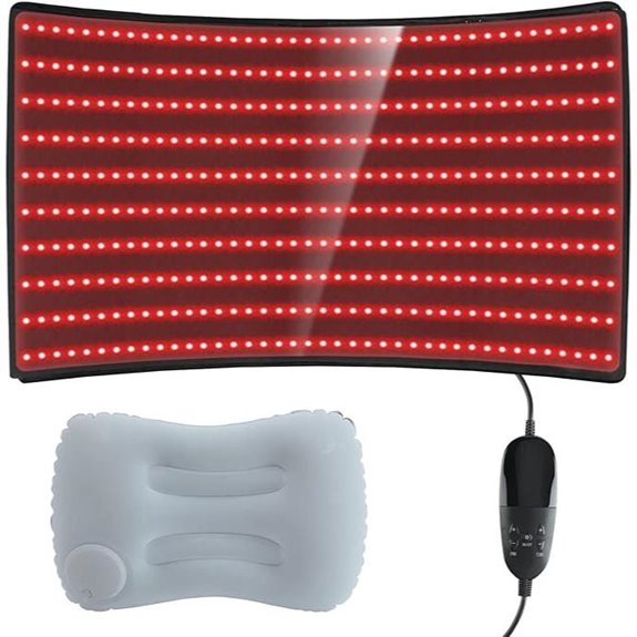 LOVTRAVEL LED Red & Near Infrared Light Therapy Mat