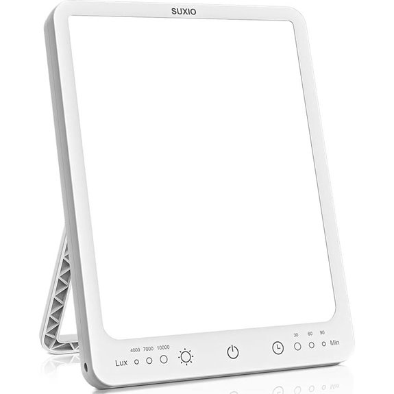SUXIO Light Therapy Lamp with 10,000 Lux and Modes