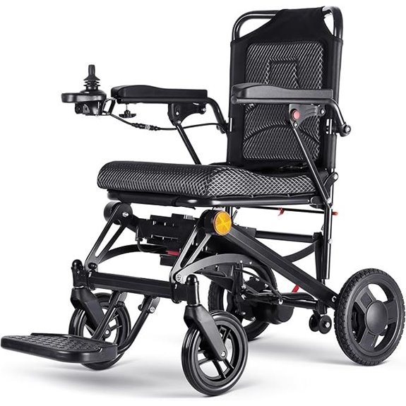 Foldable Electric Wheelchair for Adults 33lbs All Terrain