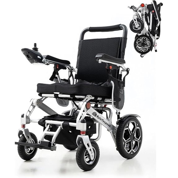 D10 Electric Wheelchair for Adults Lightweight Foldable