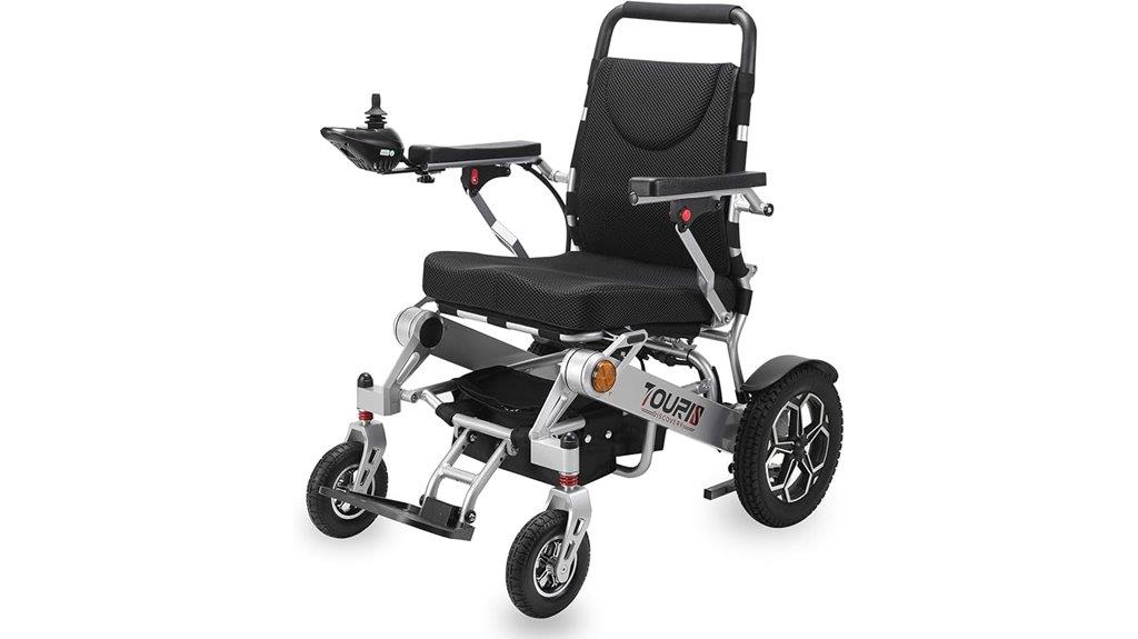 lightweight foldable all terrain wheelchair