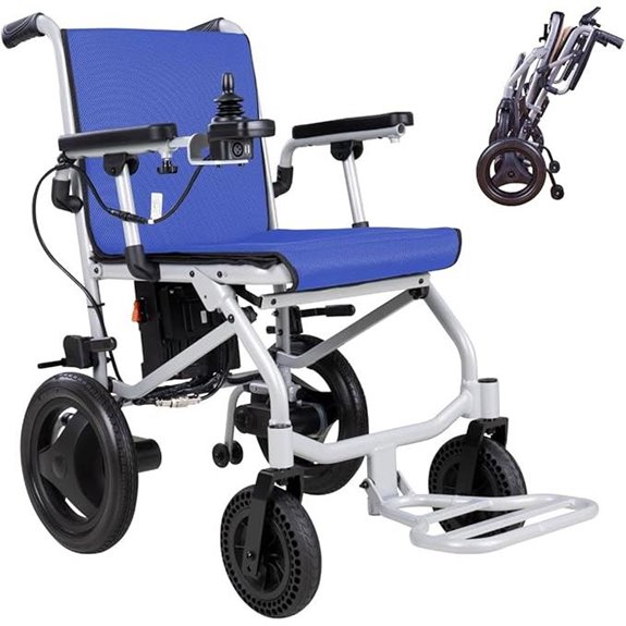 Rubicon DX04 Lightweight Foldable Electric Wheelchair