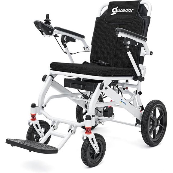 Aotedor Electric Wheelchair for Adults Lightweight Folding