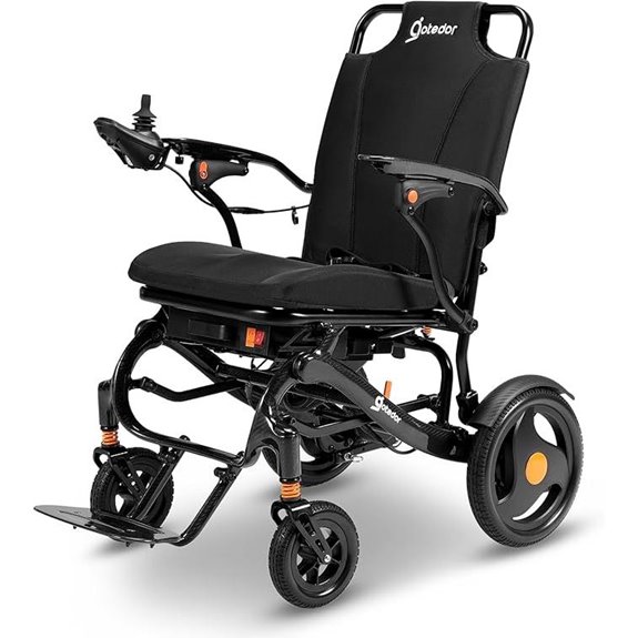 Aotedor Lightweight Electric Wheelchair with Long Range