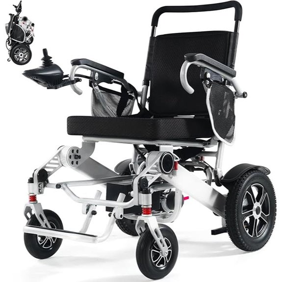 Long-Range Foldable Electric Wheelchair for Adults