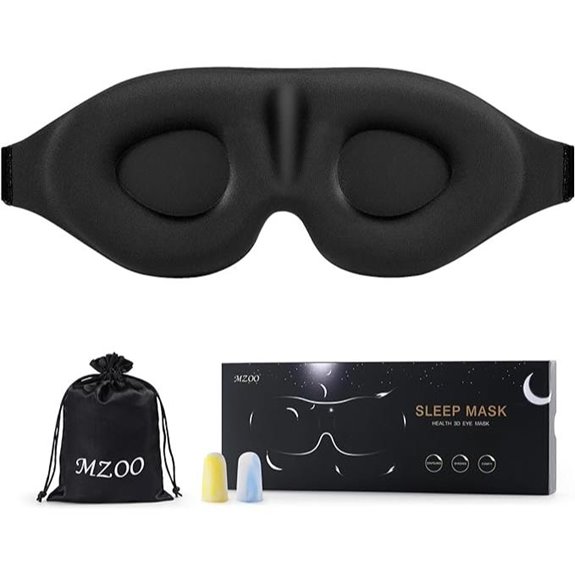 MZOO Luxury Sleep Eye Mask for Side Sleepers