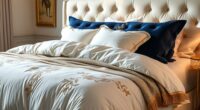luxury king bed bedding