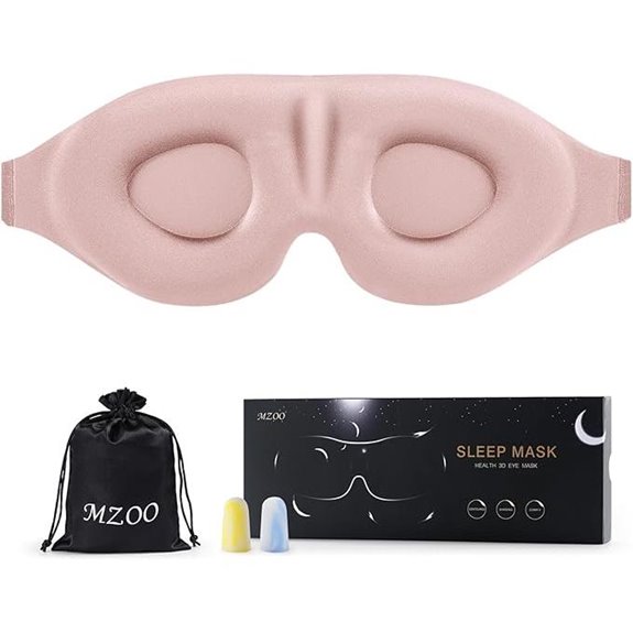 MZOO Luxury Sleep Eye Mask for Side Sleepers