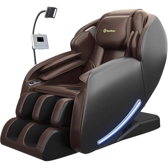 Real Relax Full Body Massage Chair with Heat and Bluetooth