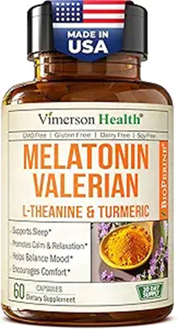Melatonin Sleep Aid with L-Theanine & Valerian