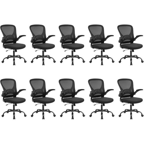 Youhauchair Office Chair Set of 10 with Lumbar Support