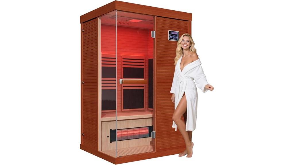 onyxedge 2 person sauna