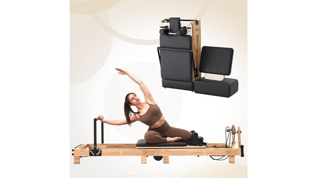 pilates reformer equipment set