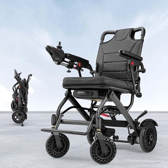 Lightweight Foldable Electric Wheelchair for Adults