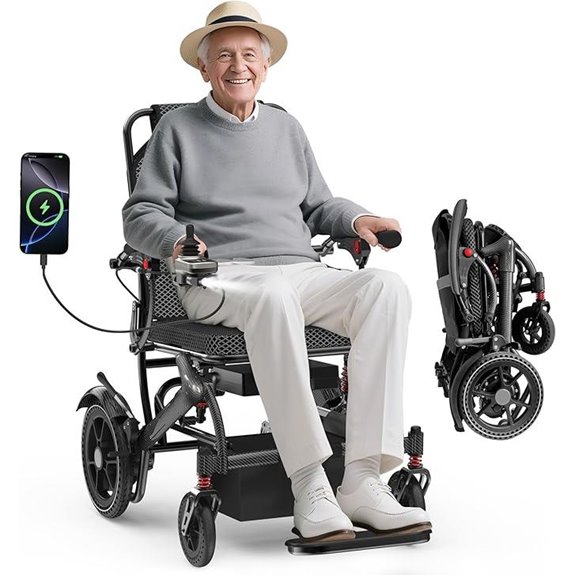 Lightweight Electric Wheelchair with All-Terrain Power