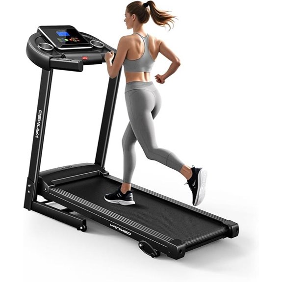 Foldable Treadmill with Incline and Bluetooth