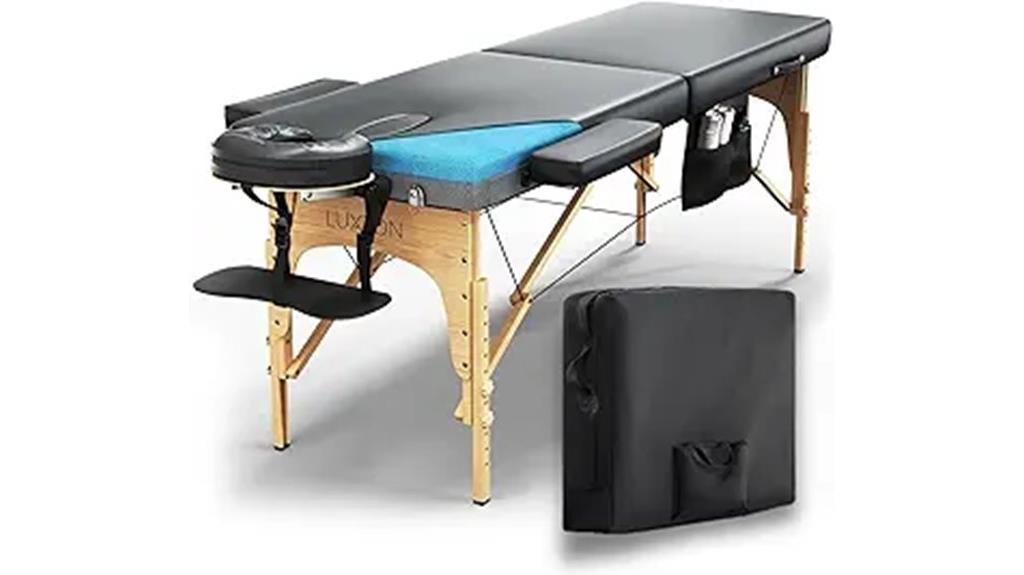portable foam massage table