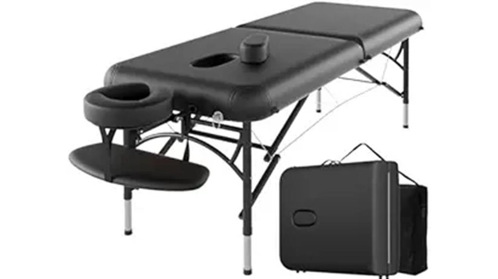 portable foldable adjustable height