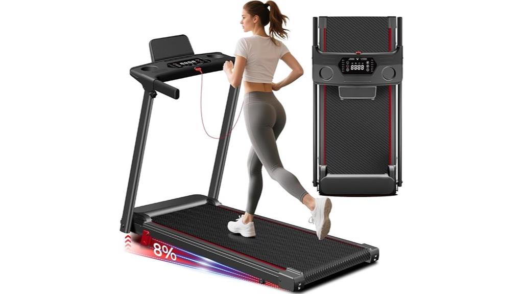 portable incline treadmill for home