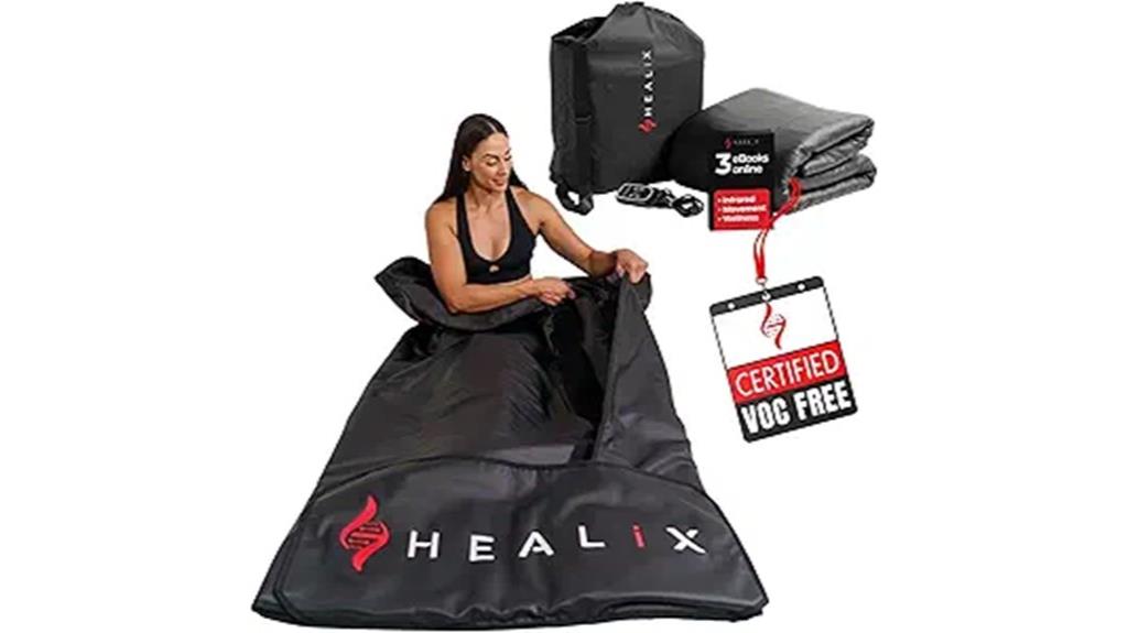 portable infrared sauna blanket