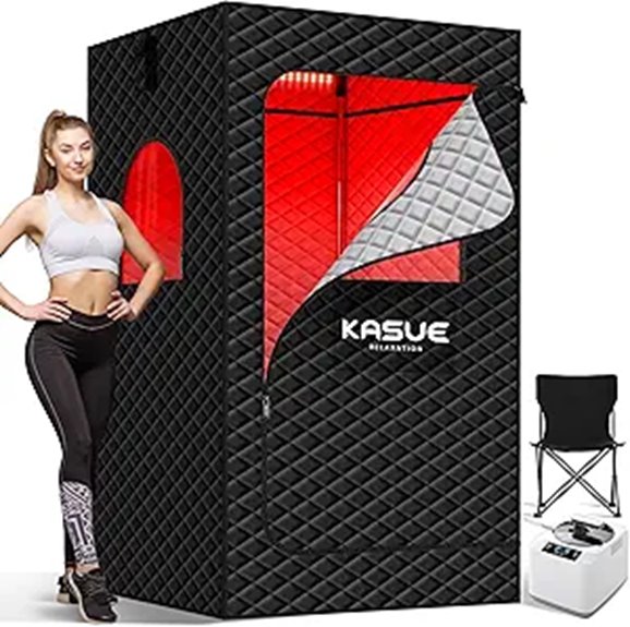 Portable Infrared Sauna Tent with Steam Steamer