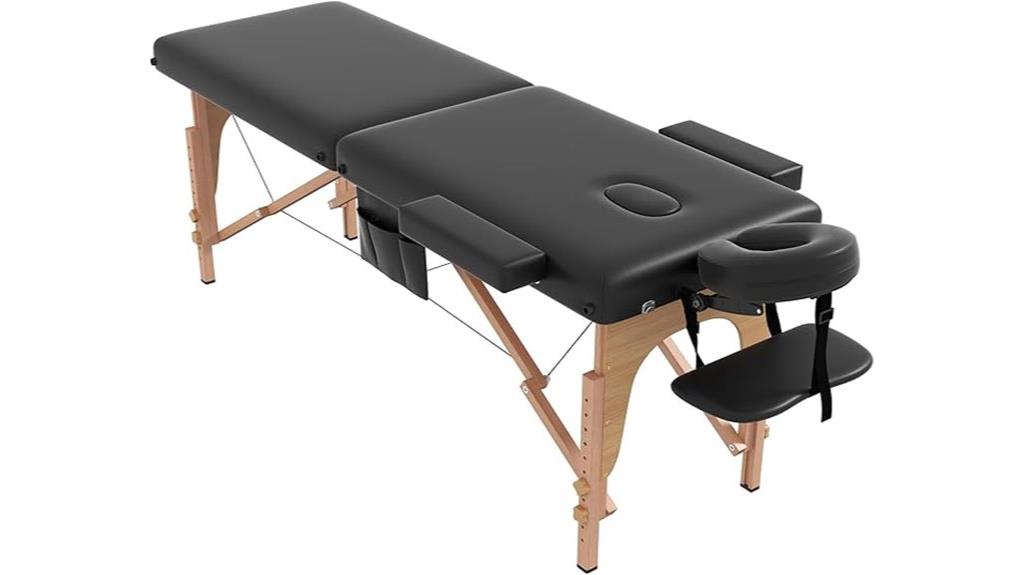 portable massage table with bag
