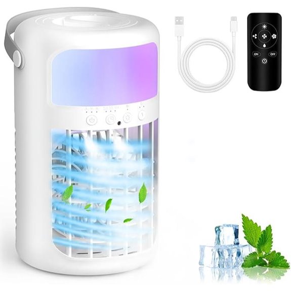 Portable 4-in-1 Quiet Air Conditioner with Mist