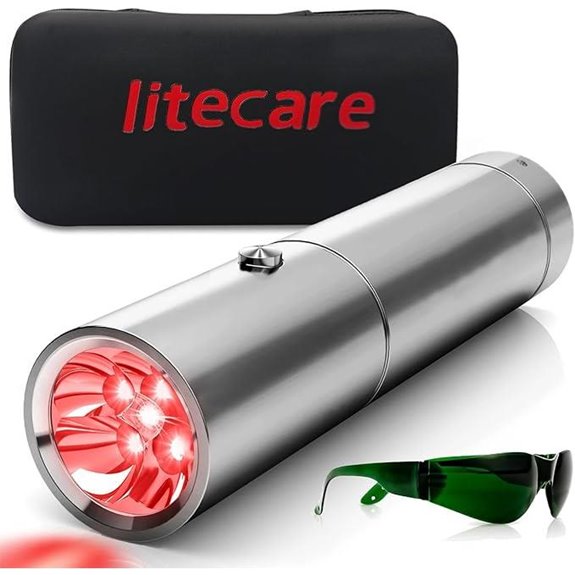 Portable Red Light Therapy Wand with 5 Wavelengths