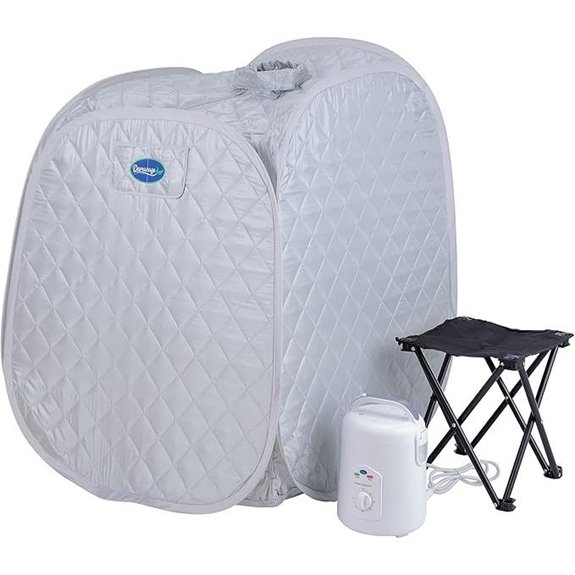 Durasage Portable Steam Sauna with Chair and Timer