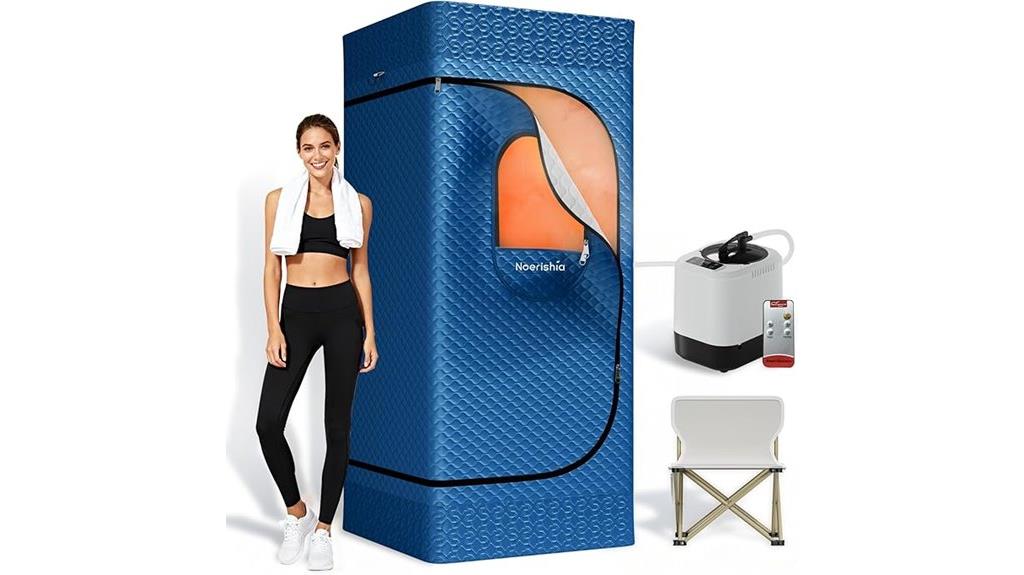 portable sauna with remote