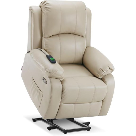 MCombo Power Lift Recliner Chair with Massage and Heat