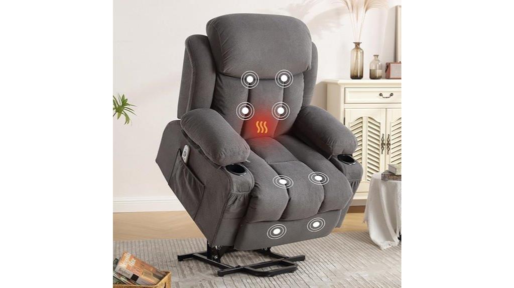 power lift recliner with massage