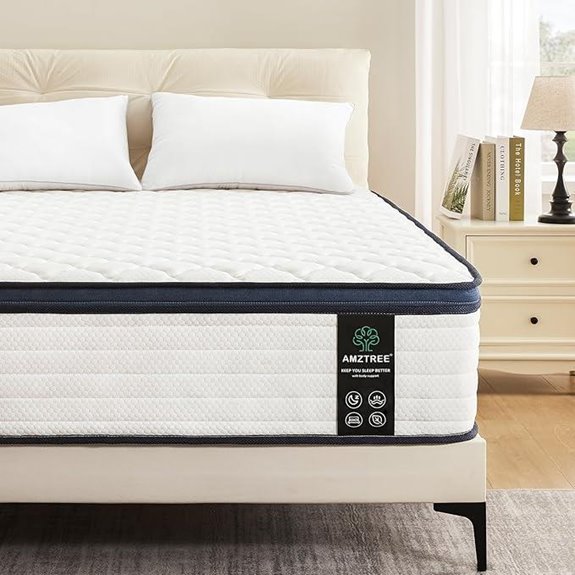 Queen Memory Foam Mattress with Pocket Coils