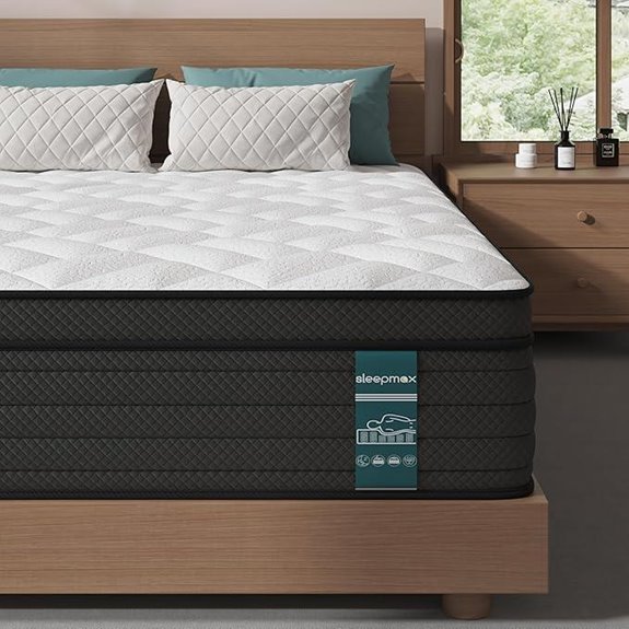 Sleepmax Queen Hybrid Mattress with Lumbar Support