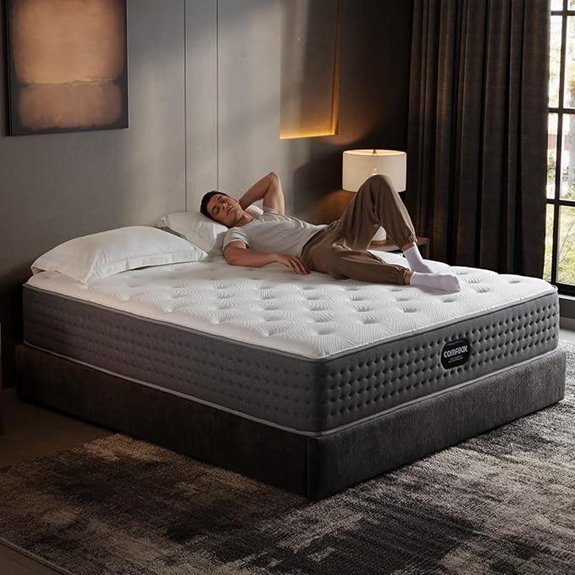 Queen Hybrid Mattress with Memory Foam Comfort