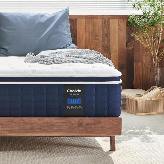 Coolvie Queen Size Hybrid Mattress with Pocket Springs