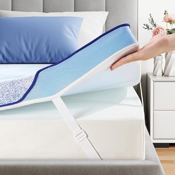 PERLECARE Queen Memory Foam Mattress Topper