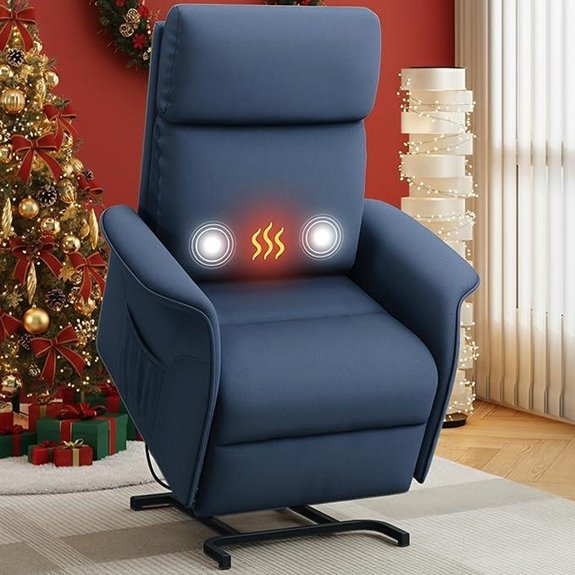 Power Lift Recliner Chair with Massage and Heat