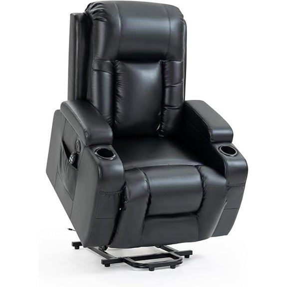 Power Lift Recliner with Heat Massage USB Pockets