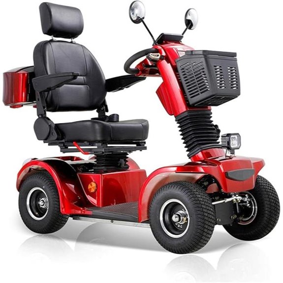 Heavy-Duty 4-Wheel Mobility Scooter for Seniors