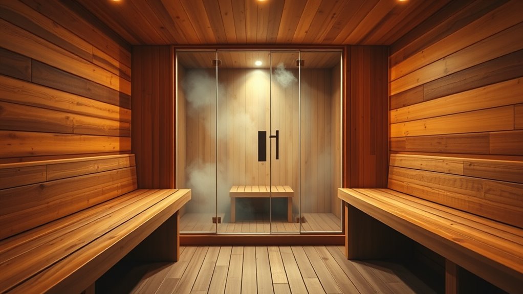 sauna features for detox