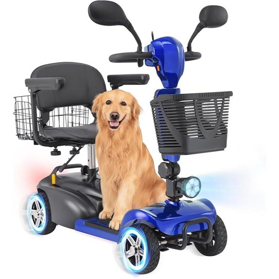 4-Wheel Mobility Scooter for Seniors 30-Mile Range