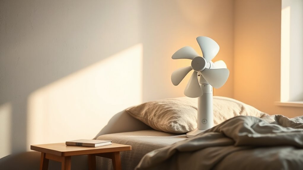 silent bedroom fan options
