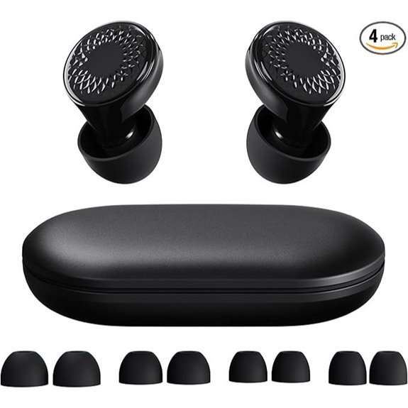 Noise Cancelling Ear Plugs for Sleeping (8 Eartips)