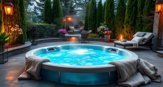 small luxury hot tubs