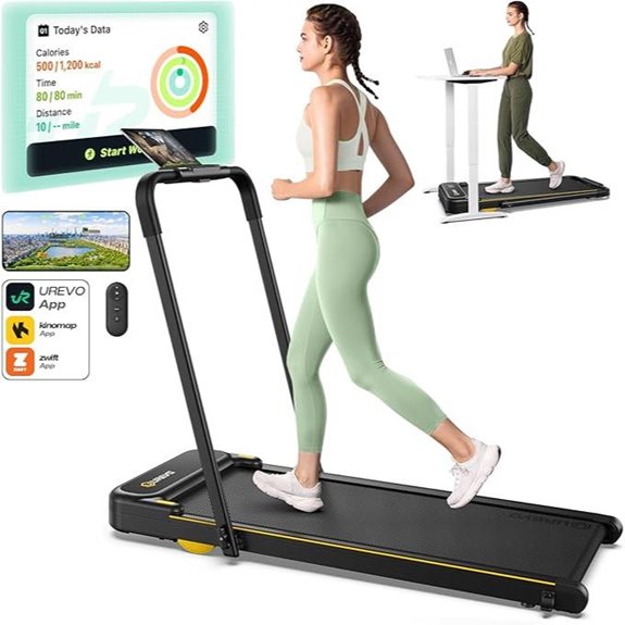 UREVO Strol 2E Smart Folding Treadmill with App